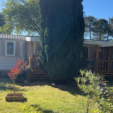 Mobilhome dans un camping 4 étoiles 