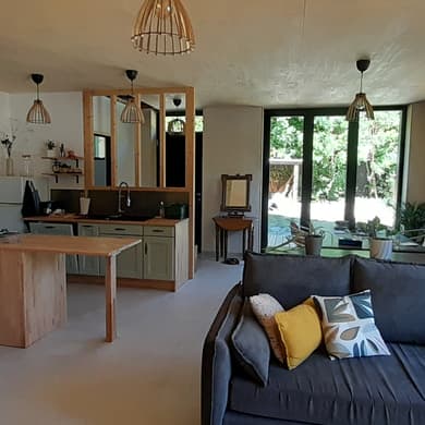 T2 indépendant en rez-de-jardin 
