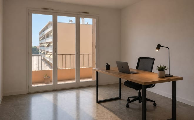 Location bureau 17m2 Bandol
